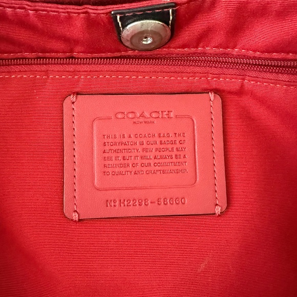 Black Coach tote bag - Picture 11 of 12